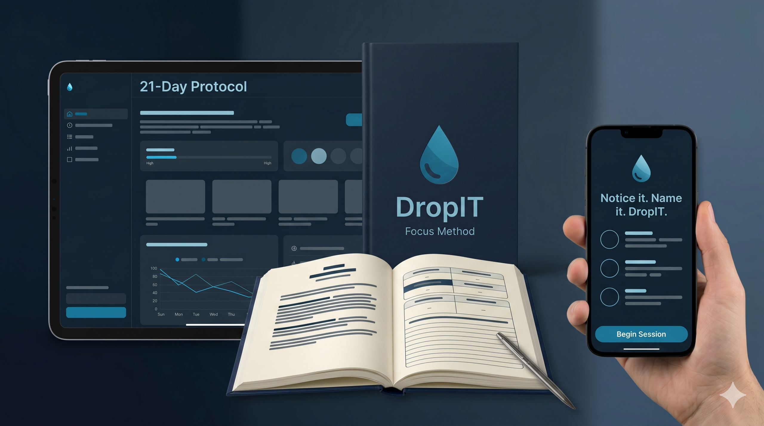 DropIT Restless & Racing Mind 21-Day Protocol product image